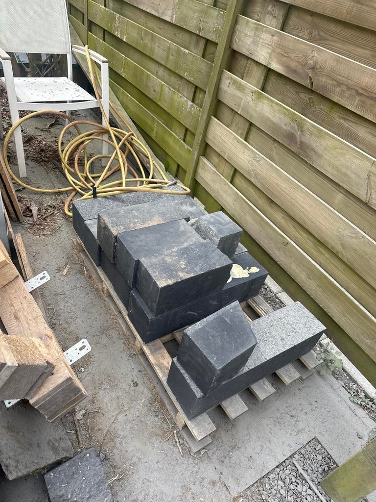 Stapelblokken 60x15x15, Ophalen, Gebruikt, Beton