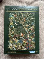 Gibson puzzel 1000 stukjes, Secret Garden. The Art File, Ophalen of Verzenden, 500 t/m 1500 stukjes, Zo goed als nieuw, Legpuzzel