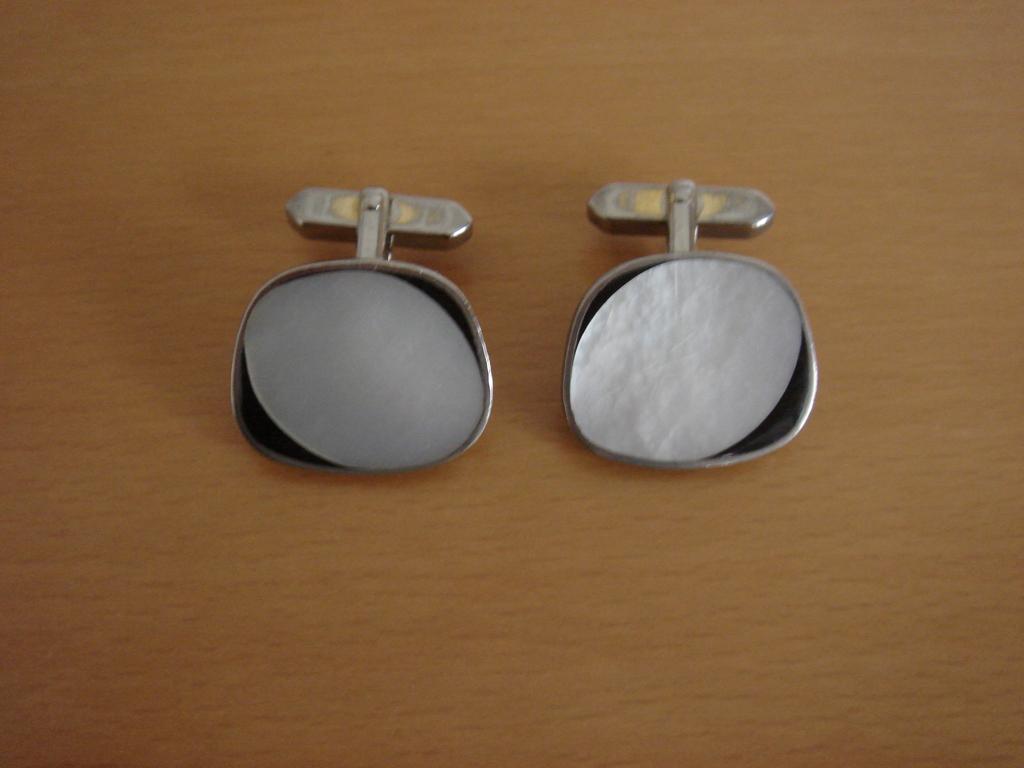 Mooie manchetknopen 2 cm breed, Ophalen of Verzenden, Gebruikt, Overige materialen