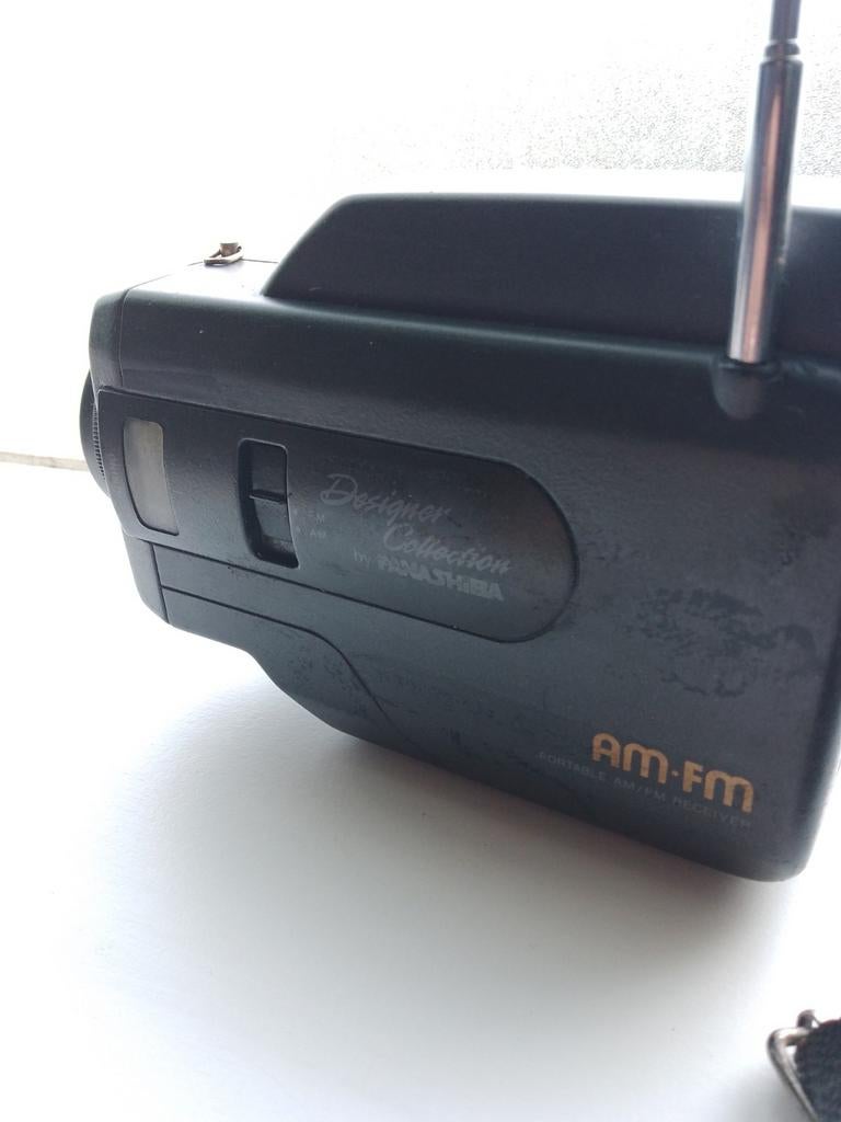 Vintage Panashiba AM/FM Radio met uitschuifbare antenne, Ophalen of Verzenden, Gebruikt, Radio