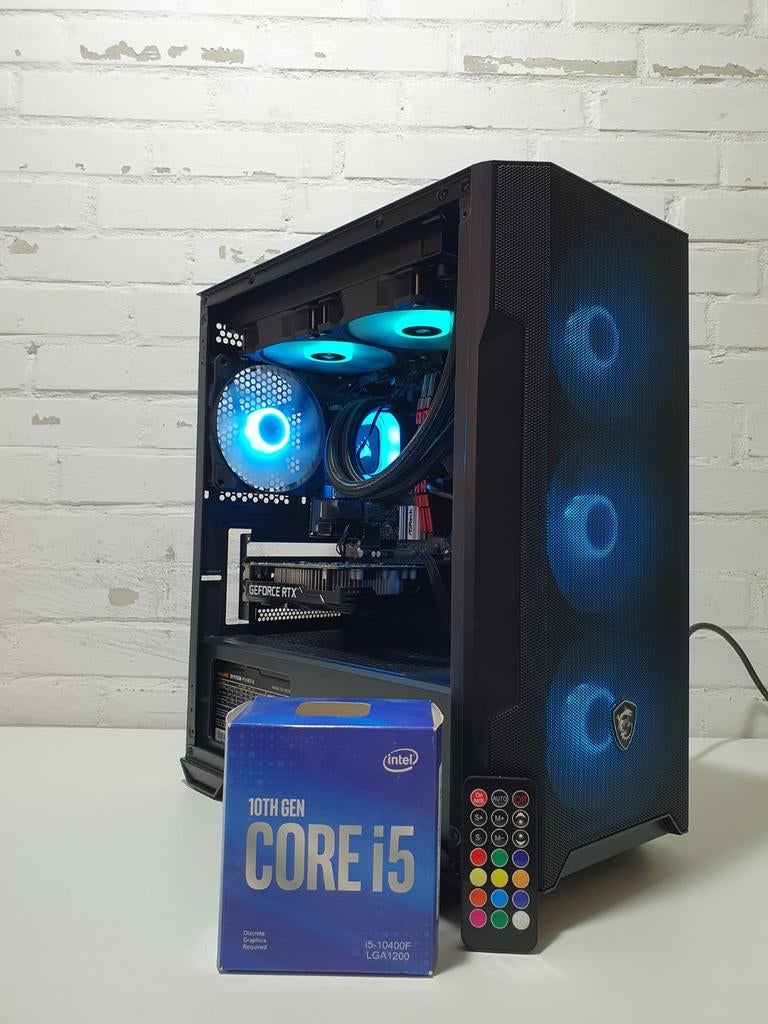 Fortnite Game PC i5-10400F RTX 3050 16GB DDR4 1.4TB Win 11, ., Zelf gebouwde pc, Ophalen of Verzenden, Zo goed als nieuw