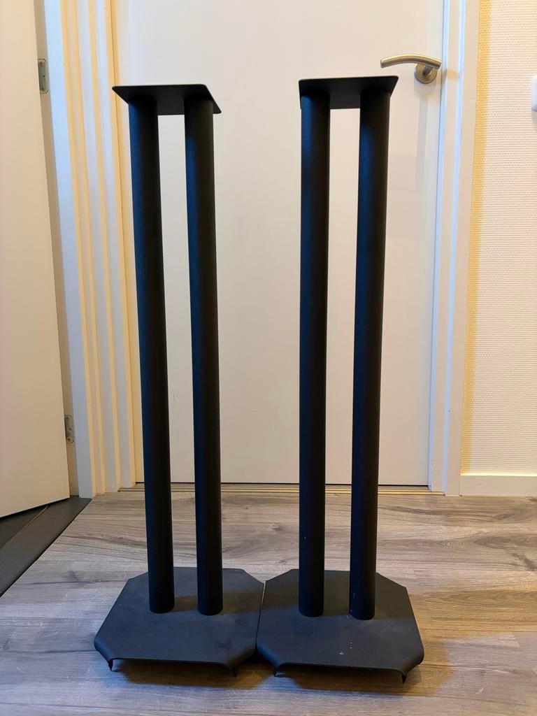 Speakerstandaards - Zwart, Set van 2, Audio, Tv en Foto, Luidsprekers, Ophalen of Verzenden, Zo goed als nieuw, Overige typen
