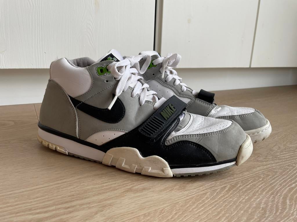 Vintage Nike Air Trainer 1 Mid Chlorophyll maat 45, Kleding | Heren, Schoenen, Overige kleuren, Ophalen of Verzenden, Sneakers of Gympen