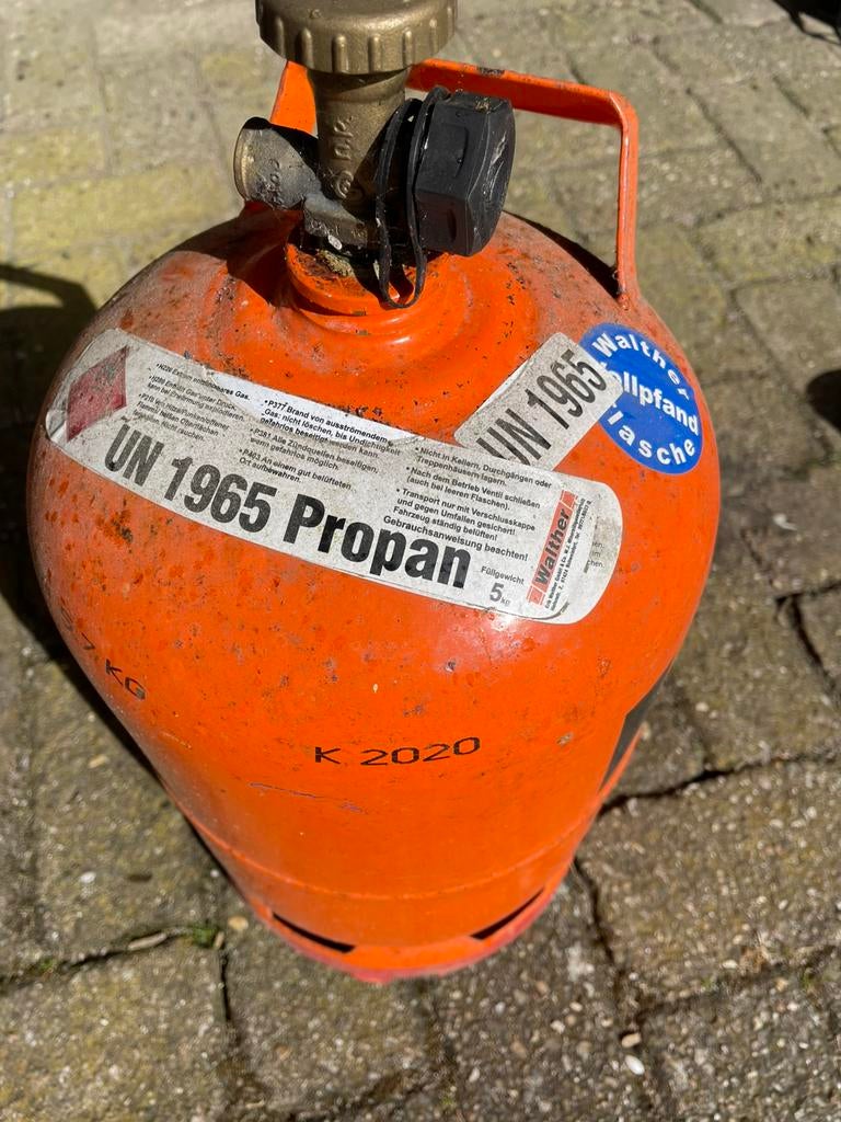 Lege gasfles, Caravans en Kamperen, Kampeeraccessoires, Ophalen