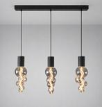 Moderne hanglamp met 3 LED design bollen, Huis en Inrichting, Ophalen, Zo goed als nieuw, Metaal, Minder dan 50 cm