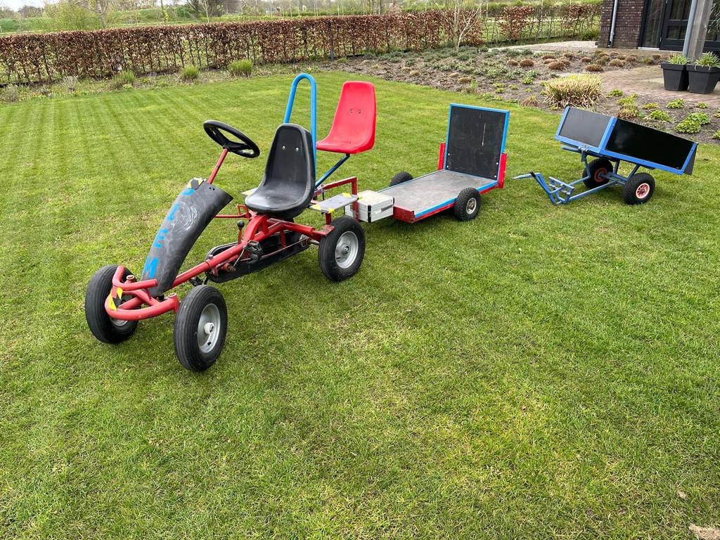 Grote skelter met diverse toebehoren en aanhangers, Ophalen, Gebruikt, Overige merken, Duozit