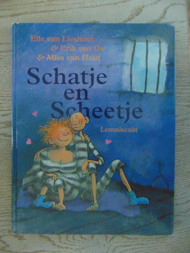 Schatje en Scheetje - hardcover boek Lemniscaat -E. Lieshout, Boeken, Gelezen, Fictie algemeen, Jongen of Meisje, Ophalen of Verzenden