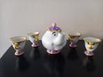 Theeservies Belle en het Beest - Mrs. Potts en Chip kopjes, Keramiek, Ophalen of Verzenden, Zo goed als nieuw, Overige stijlen
