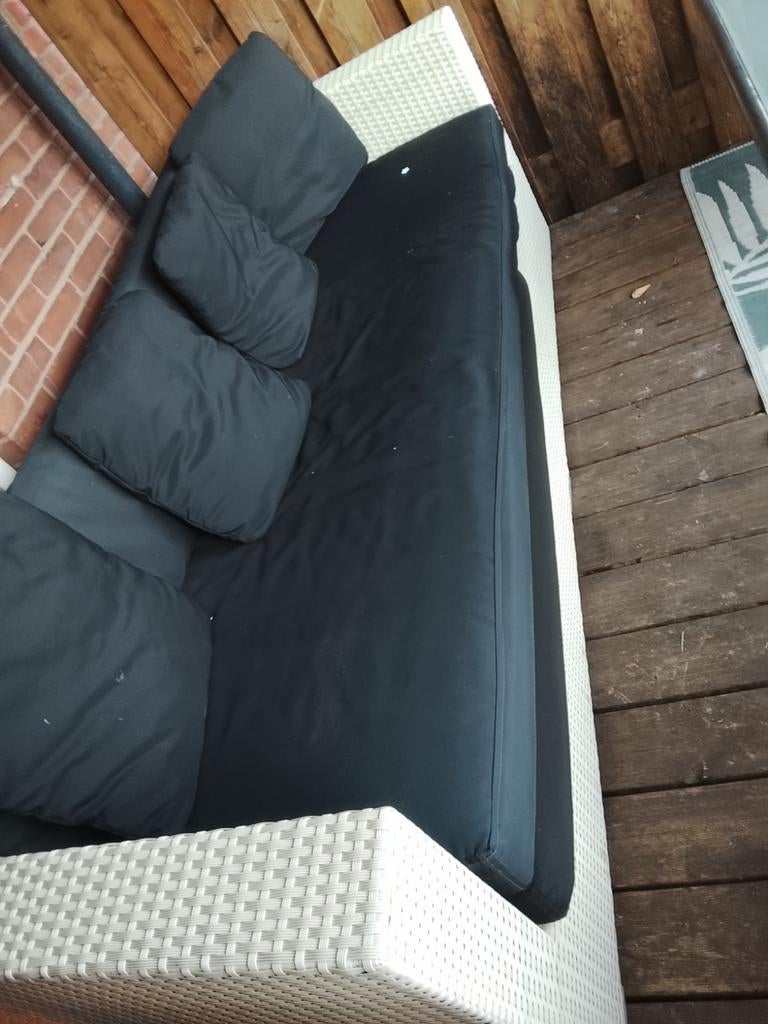 Loungeset met tafel, Ophalen of Verzenden, Gebruikt