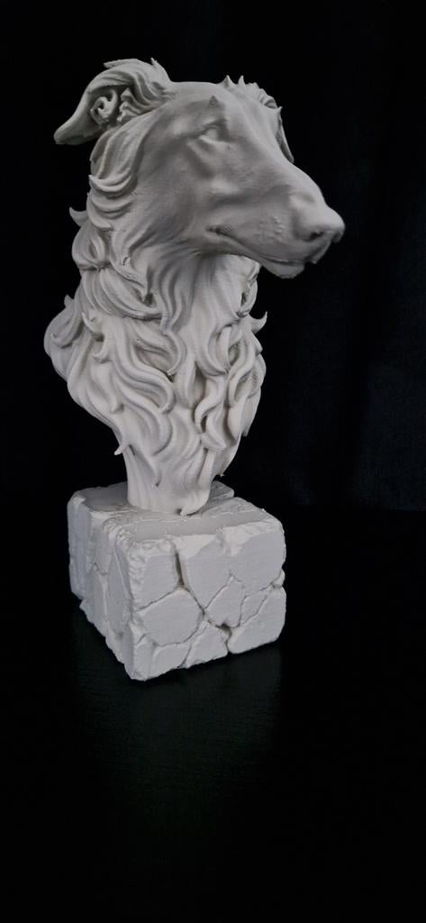 Barzoi beeld 3d geprint, Verzenden, Nieuw, Dier