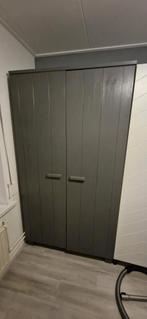 Bed+matras en kledingskast van Woood, Ophalen, 85 tot 100 cm, Zo goed als nieuw, Matras