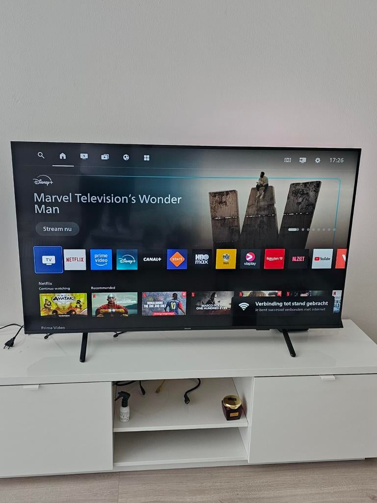 Philips 55 inch 4K QLED Ambilight Smart TV, Audio, Tv en Foto, Televisies, Ophalen, Philips, QLED, 120 Hz