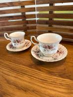Royal Albert Lavender Rose Kop en Schotel (2x), Ophalen of Verzenden