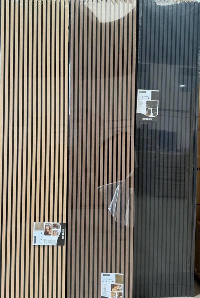 Akoestische wandpanelen | lattenwand alle 3 kleuren nieuw ‼️, Huis en Inrichting, Woonaccessoires | Kamerschermen, Nieuw, Ophalen