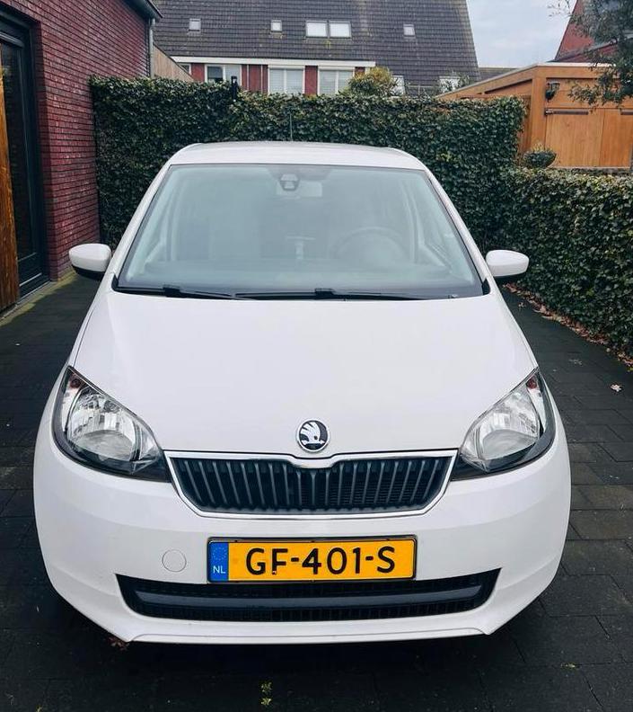Skoda Citigo 1.0 60pk 2015 Wit 85900KM vv Keuringsrapport, Auto's, Skoda, Particulier, Citigo, Airbags, Airconditioning, Bluetooth