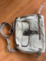 Dames tas, kleur ecru, met verstelbare schouderband, Ophalen of Verzenden, Gebruikt, Schoudertasje