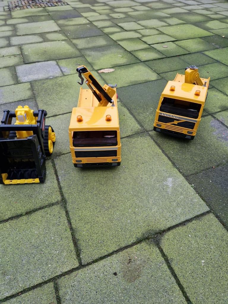 Bruder vrachtwagens & Tonka shovel, Ophalen of Verzenden, Gebruikt, Jongen of Meisje