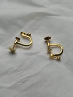 14k Gouden Oorclips Zonder Gaatjes, Hangers, Ophalen of Verzenden, Zo goed als nieuw, Goud