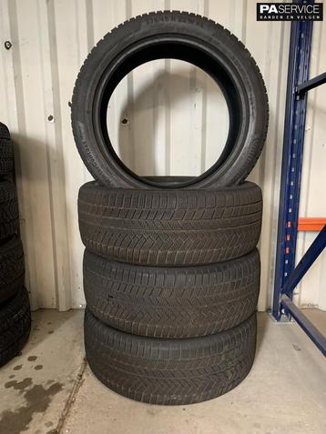 4x Continental 275 45 22 Winterbanden met 7.5 en 6,6 mm  beschikbaar voor biedingen