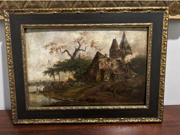 Mooi paneel schilderij uit de 17e eeuw beschikbaar voor biedingen