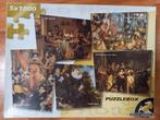 Mooie puzzelbox - 5 x 1000 stukjes - beroemde schilders, Gebruikt, Ophalen of Verzenden