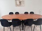 Teakhout eettafel 240 cm lang. Voor 250 euro, Huis en Inrichting, Tafels | Eettafels, Teakhout, 200 cm of meer, Zo goed als nieuw