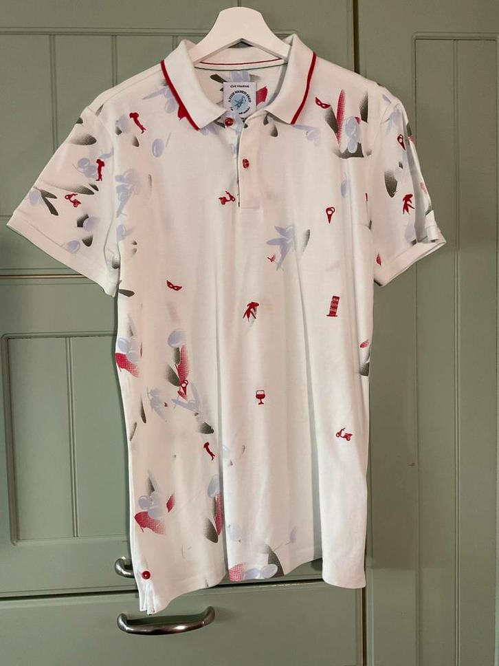A Fish Named Fred maat L polo, Kleding | Heren, Polo's, Zo goed als nieuw, Maat 48/50 (M), Ophalen of Verzenden