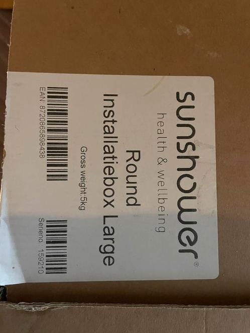 Sunshower installatiebox large, Doe-het-zelf en Verbouw, Sanitair, Nieuw, Douche, Ophalen