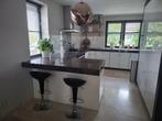 Witte keuken, graniet blad en Smeg inductie/oven uit 2023, Ophalen, Gebruikt, U-keuken, Wit