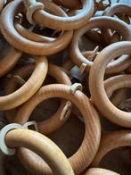 Houten massieve gordijn ringen 50 stuks, Hobby en Vrije tijd, Ophalen of Verzenden, Zo goed als nieuw