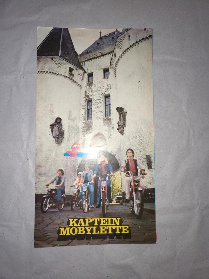 Folder Kaptein Mobylette 1973, Fietsen en Brommers, Handleidingen en Instructieboekjes, Ophalen of Verzenden