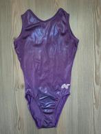 Turnpakje maat 134 140 146, Sport en Fitness, Turnen, Paars, Zo goed als nieuw, Turnpak(je), Kindermaat 122 t/m 140