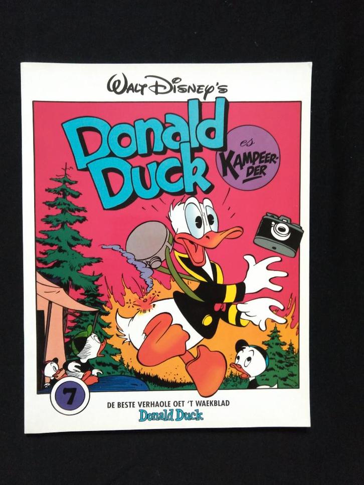 Donald Duck - Es Kampeerder (Limburgse Uitgave 1999), Boeken, Stripboeken, Zo goed als nieuw, Eén stripboek, Ophalen of Verzenden