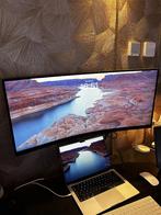 MSI PRO MP341CQ 34 inch QHD Curved Ultrawide monitor (kras), Computers en Software, Monitoren, Gebruikt, VA, DisplayPort, 1 tot 2 ms