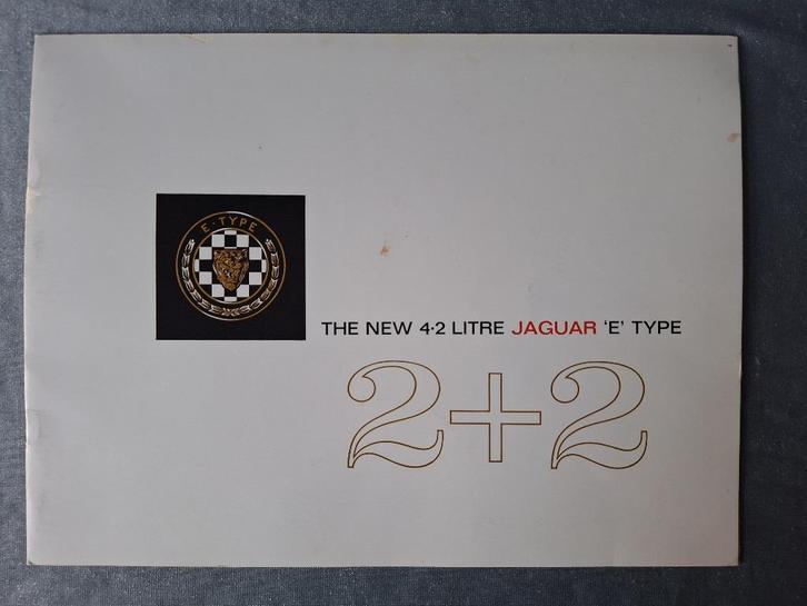 Brochure  4.2 LITRE JAGUAR E-TYPE - Engels, Boeken, Auto's | Folders en Tijdschriften, Gelezen, Overige merken, Verzenden