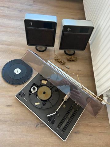 Vintage Philips pickup stereo boxen speaker platenspeler beschikbaar voor biedingen
