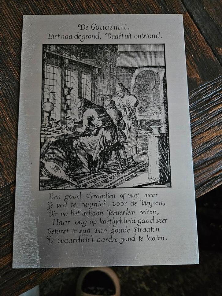 Van Moppes Diamonds Amsterdam - De Goudsmit, Antiek en Kunst, Kunst | Etsen en Gravures, Ophalen