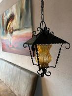 Vintage mid century hanglamp hallamp lantaarn, Antiek en Kunst, Ophalen of Verzenden