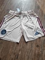 Orgineel Ajax wedstrijd short mt L, Ophalen of Verzenden, Zo goed als nieuw, Blauw, Voetbal