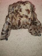 Chapka , bontmuts.  Konijnenbont ., Kleding | Dames, Ophalen of Verzenden, Zo goed als nieuw, Maat 46/48 (XL) of groter, Zwart