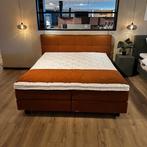Avek Ninety Boxspring - 180x210cm, Ophalen, Bruin, 180 cm, Stof