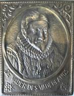 Latoen koperen portret van de vader des vaderlands, Ophalen of Verzenden, Gebruikt, Nederland, Overige typen