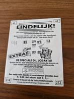 599 Sticker G.I. Joe Panini Plaatje - Clubblad 8/89, Ophalen of Verzenden, Gebruikt