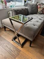 Eichholtz Bijzettafel - Stijlvol & Elegant, 45 tot 60 cm, Minder dan 55 cm, Metaal of Aluminium, Vierkant