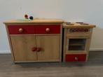 Houten Speelkeuken deel 1 en 3, Ophalen, Gebruikt, Hout, Speelkeuken