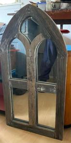 spiegel met houten raamframe, Ophalen, Minder dan 50 cm, Gebruikt, Minder dan 100 cm