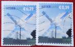 Nederland - 2x Windmolens € 0,39, Postzegels en Munten, Postzegels | Nederland, Verzenden, Na 1940, Gestempeld