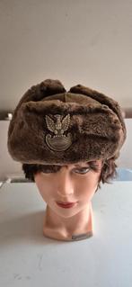 Poolse bere muts met embleem2, Ophalen of Verzenden, Landmacht, Nederland, Kleding of Schoenen