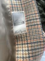 Vintage Ruitjesjas - Beroler Modell, Kleding | Dames, Jassen | Winter, Verzenden, Nieuw, Maat 38/40 (M), Bruin