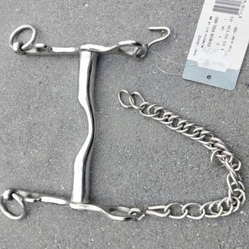 Weymouth bit 18 mm dressuurstang stang en trans combinatie beschikbaar voor biedingen